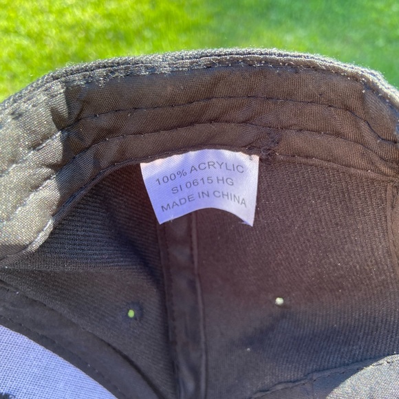 Black Embroidered Las Vegas Hat - Picture 10 of 10